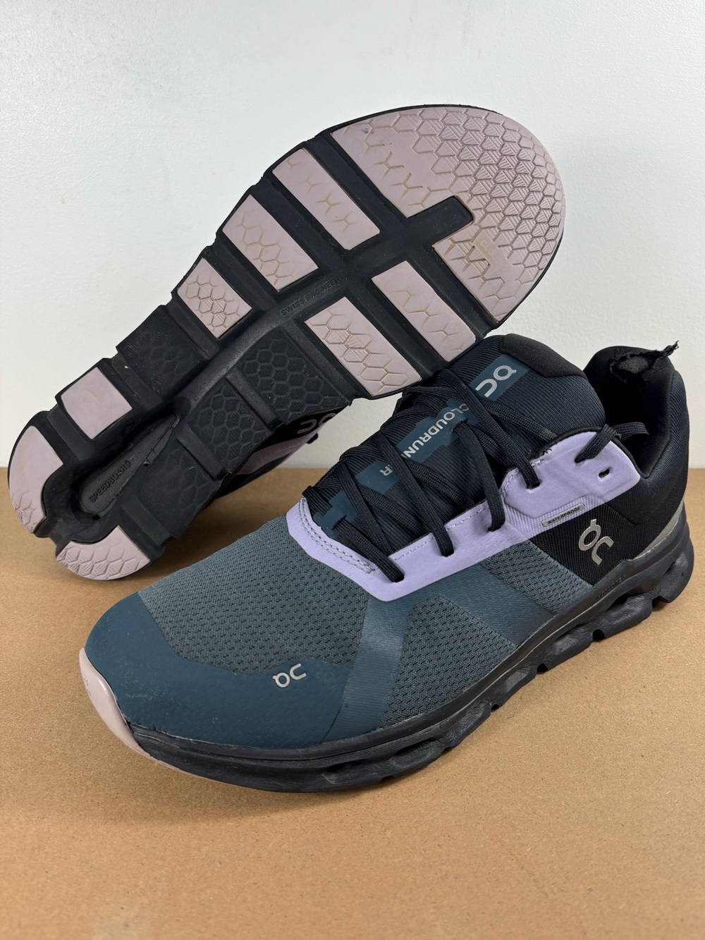On Cloud Cloudrunner Waterproof Stone Black 52.98076 Men’s Size 13